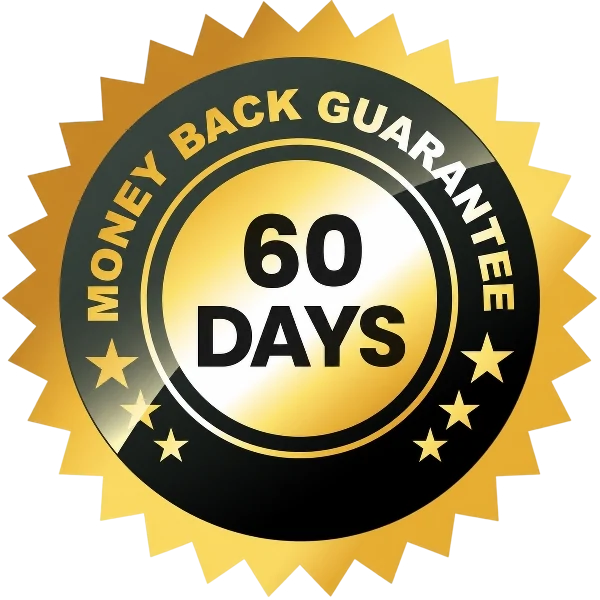 Prostaliss 60-day money-back guarantee seal